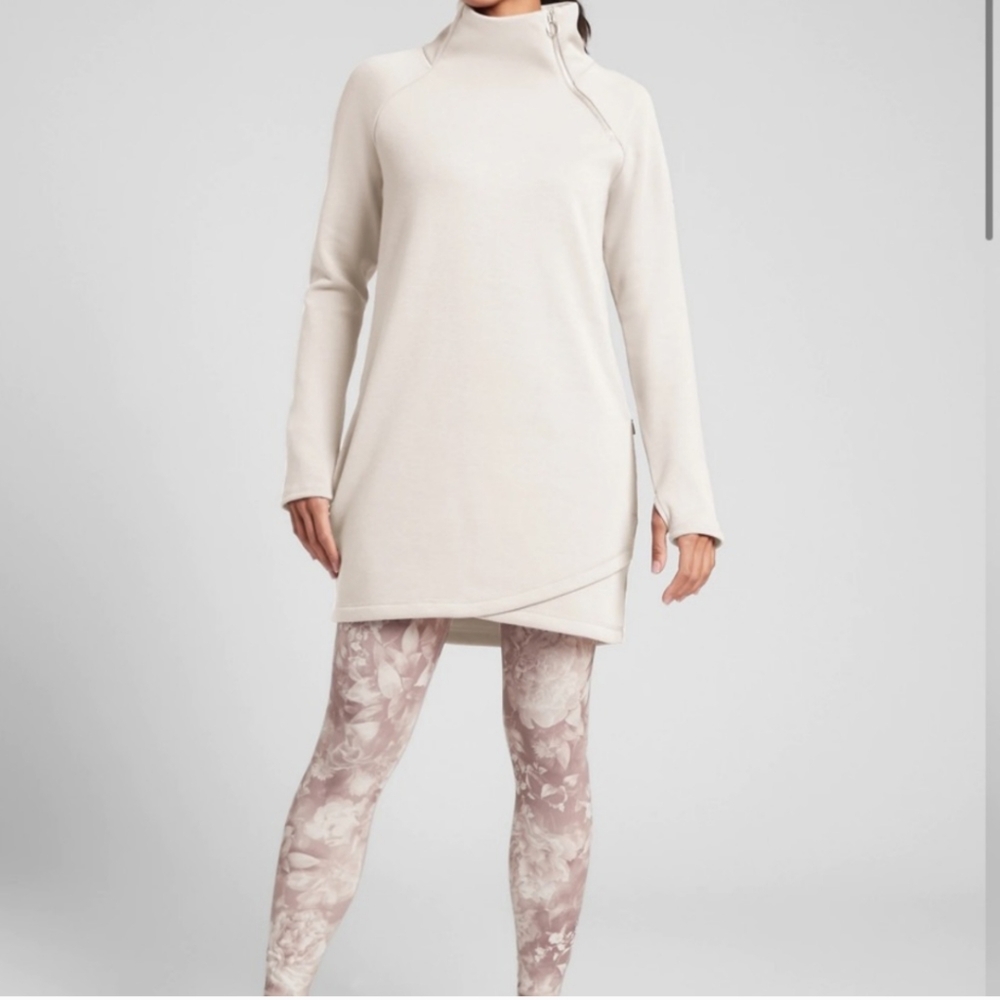 Athleta Cozy Karma Asym Dress